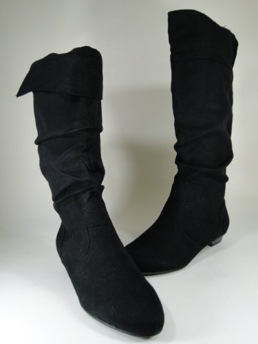 New Black Mid Calf ways) #F54