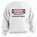 PROTECTED BY A MINIATURE POODLE Youth Sweatshirt (for Kids) Various Colors Available