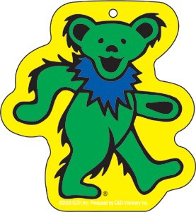 Grateful Dead Air Freshener-Grateful Dead Dancing Bear
