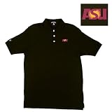 Arizona State Sun Devils NCAA Classic Pique Polo Shirt (Black)