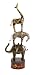 Colorful Wrought Iron Performing Circus Animal Statue 21