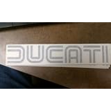 DUCATI OLD STYLE LETTERING DECAL 9 INCH LONG SUPERBIKE 
