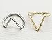 Epiestore(TM) European Twist Shape Women'S Midi Rings(Silver,Gold)(2 Pcs)