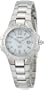 Seiko Women's SXDB59 Coutura Silver-Tone  White Mother Of Pearl Dial 24 Diamonds Watch