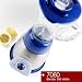 Miallegro 7080 Ice Crushing - 500 Watts, 3 Speeds, Stainless Steel Base & Glass Jar w/ 1.5L Capacity Blender