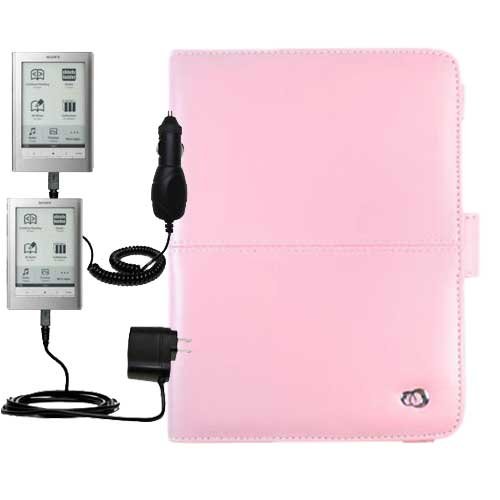 Sony Digital Reader Standard Cover Touch (PRS600BC) (PRS600RC) (PRS600SC) - Pink + Sony Reader Car Charger + Sony Reader Wall Charger + VG Wristband!!! Image Sony Digital Reader Standard Cover Touch (PRS600BC) (PRS600RC) (PRS600SC) - Pink + Sony Reader Car Charger + Sony Reader Wall Charger + VG Wristband!!!