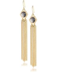 Kenneth Cole New York "Modern Status" Geometric Multi-Chain Linear Drop Earrings