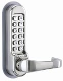 Codelocks CL555-PB Polished Brass CL500 Leverset Keypad from the 500 Series with Holdback