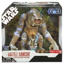 Childrens Toyshop  Spielwaren : Star Wars The force Unleashed - Huge Battle Pack Jungle Rancor mit Felician Warrior im Sattel