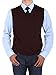 Luciano Natazzi Men's V-Neck Cotton Sweater Pullover Vest Relaxed Fit