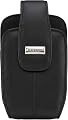 BlackBerry Curve 8300, 8310, 8320, and 8330 Leather Swivel Holster-Pitch Black
