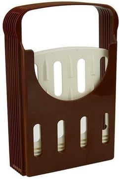 XMJ Foldable and Adjustable Loaf Sandwich Bread Slicer Guide Toast Slice Cutter Mold