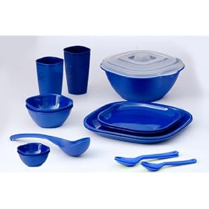 Cutting Edge 16 Pcs Dinner Set - Blue

