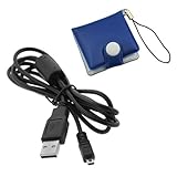 GTMax Digital Camera Replacement USB Data cable + Card Case for Panasonic Lumix DMC-S1, DMC-S3, DMC-TS3, DMC-TS10, DMC-ZS8, DMC-ZS10, DMC-ZS15, DMC-ZS20, DMC-FX90, DMC-FH6, DMC-FH8, DMC-SZ7, DMC-S2