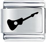 Guitar Musical Italian Charms Bracelet Link