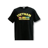 New Vietnam Veteran 100% Cotton T-Shirt, Medium