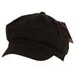 New Unisex Cotton Washed Newsboy Gatsby Driving Hat Cap Black