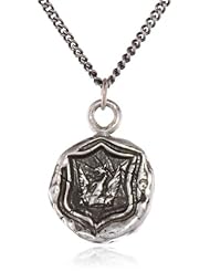 Pyrrha Sterling Silver Bravery and Protection Talisman Necklace