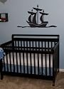 Vinyl Wall Art Decal Sticker Pirate Ship Decor 36x21