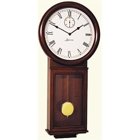 German Mission Style Quartz Cherry Wall Clock 850-W by Loricron Clocks