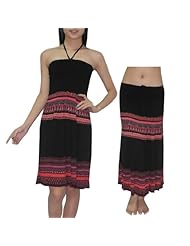 Summer Halter Knee Length Cotton/Polyamide Crinkled Stretchy Shirred Gathered Elasticized   Waistline  Dress