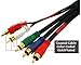 Electronics : PTC 12FT Premium GOLD Series Component/Composite 5-RCA M/M Cable