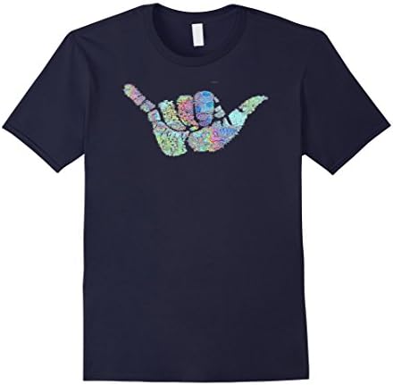 Men's Hang Loose Surfer T Shirt XL Navy