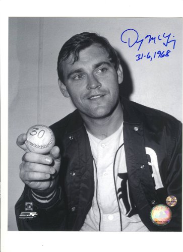 Denny McLain Autographed Detroit Tigers 8x10 Inscribed 