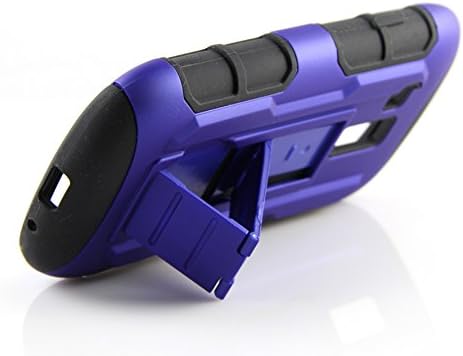 Galaxy S3 Mini Case, RANZ® BLUE Rugged Impact Armor Hybrid Kickstand Cover with Belt Clip Holster Case For Samsung Galaxy S3 Mini (i8190) + Touch Stylus