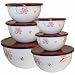 Corelle Coordinates 12-Piece Large Bowl Set, Pretty Pink