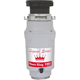 Waste King L-1001 Legend Series 1/2 HP Continuous Feed Operation Waste Disposer