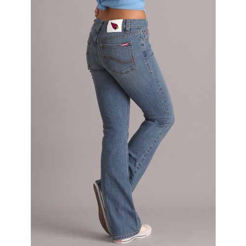 Arizona Cardinals Women's Cheerleader Boot Jeans - Medium Wash 10x31
