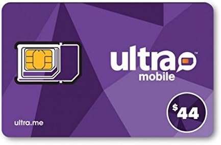 Ultra Mobile Triple Punch Regular + Micro + Nano all-in-one SIM Card + with $44 Plan