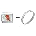 American Foxhound Italian Charm Bracelet