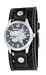 Nemesis Serpent Dragon Leather Cuff Watch