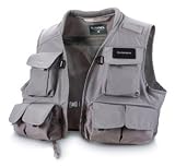 Simms Freestone Fly Fishing Vest - Gunmetal Color - Size Small