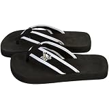 NHL Pittsburgh Penguins Unisex Basic Flip Flop - Black (Large)
