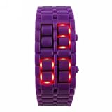 6sense Special Design Mix Color Plastic LED Dial Watch