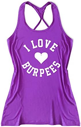 Workoutclothing Women's Workout Fitness Gym Tank Top Small Purple