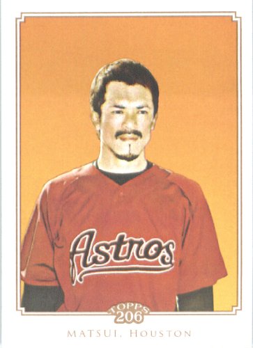 2010 Topps T-206 Baseball Card # 106 Kazuo Matsui - Houston Astros - MLB Trading Card in Screw Down Case!