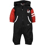 Nike Georgia Bulldogs Black One-Piece Infant Windsuit