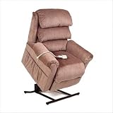 LL-560 Elegance Collection Small Lift Chair with Pillow Back - Quick Ship Fabric: Marine, Seat Width: Standard - 18