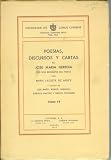 Poesias, Discursos y Cartas (Coleccion de Libros Cubanos, Vol. XLII)