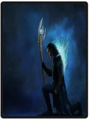 Daniellestore Soft Bed sheet Plush Throw Blanket Bedding Sleep Loki The Avengers 58x80 Inch