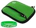 Neoprene Sleeve (Forrest Green) Case for iomega 500 GB Prestige Portable Hard Drive 34169