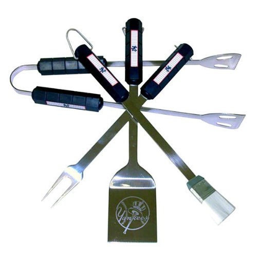 Siskyou MLB New York Yankees 4 Piece BBQ Set