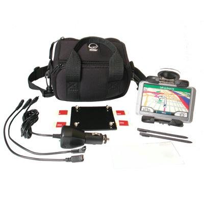 Gilsson Universal Garmin Magellan TomTom Accessory Bundle Power Charger Adapter Mounting Bracket Travel Carrying Case