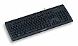 Cherry eVolution STREAM XT Corded MultiMedia Keyboard G85-23100 - Tastatur - PS/2, USB - 105 Tasten - ergonomisch - Schwarz - Deutsch