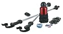 Nordic Walking St&ouml;cke mit reichhaltigem Zubeh&ouml;r: 2 Teleskopst&ouml;cke aus Aluminium,Trinkflasche,Flaschentasche,Karabinerhaken und Pedometer