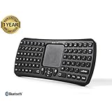 Jelly Comb Mini Wireless Handheld Remote Control Bluetooth 3.0 Touchpad Keyboard for Laptop, Tablet, PS4, Google Android TV Box, HTPC, IPTV and More